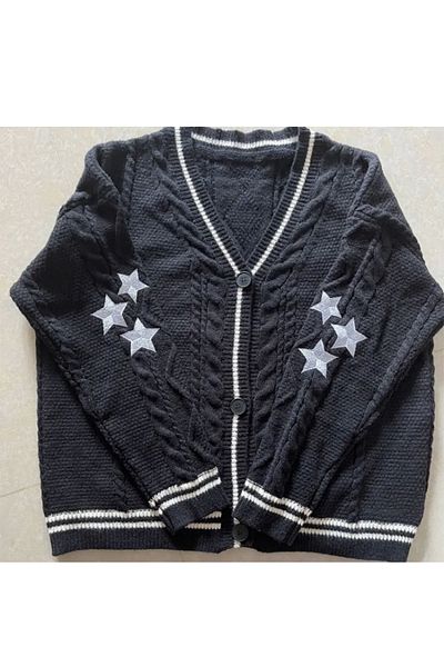 Köstebek Taylor Swift - Cardigan Black Oversize Cardigan