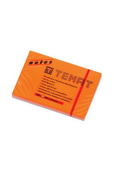 Temat ( 50 * 75 Mm ) Hârtie de notițe 80 de coli Fos Portocaliu