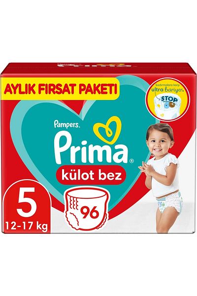Prima Panty Diapers Monthly Opportunity Package Size 5 96 Pieces