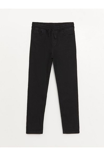 LC Waikiki Slim Fit Jeanshose für Jungen mit Fleecefutter und elastischem Bund