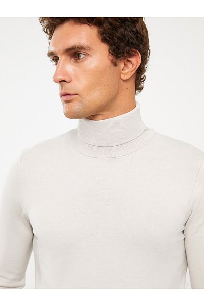 LC Waikiki Men's Knitwear Sweater - Turtleneck, Long Sleeve