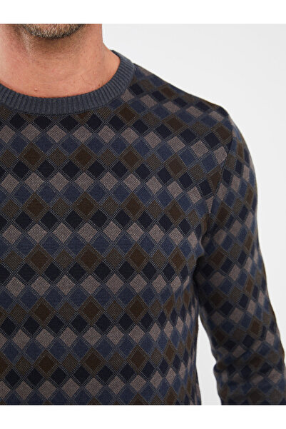 LC Waikiki Strickpullover für Herren – Langarm, Rundhalsausschnitt, gemustert