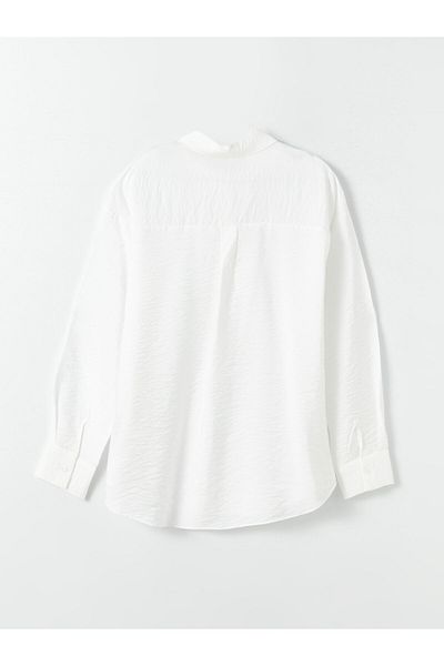 LC Waikiki Long Sleeve Oversize Poplin Women's Shirt