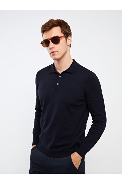 LC Waikiki Strickpullover für Herren – Polokragen, lange Ärmel