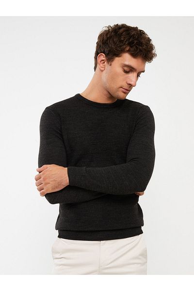 LC Waikiki Ανδρικό Πλεκτό Πουλόβερ - Μακρυμάνικο, Crew Neck