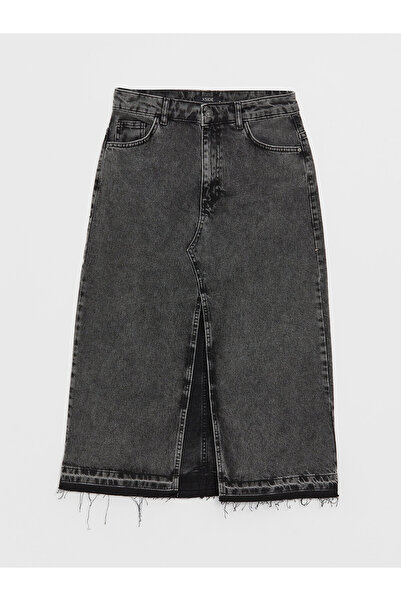 LC Waikiki Γυναικεία Jean Φούστα - Slim Fit