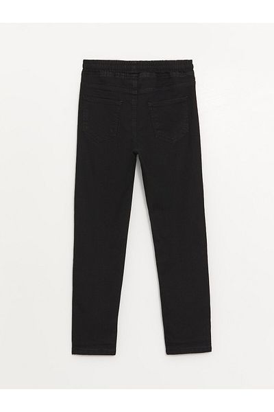 LC Waikiki Slim Fit Jeanshose für Jungen mit Fleecefutter und elastischem Bund