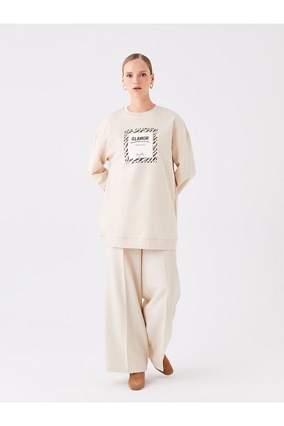 LC Waikiki Bequeme, geformte Damenhose mit elastischem Bund