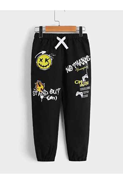 Adrift Toddler Boys Cartoon & Letter Graphic Pants