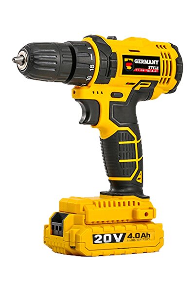 Germany Style GRM9006 20 V 4 Ah Çift Li-ion Bataryalı 2 Vitesli Yüksek Torklu...