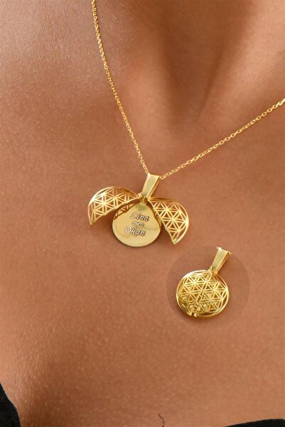 Minamis Silver Açılabilir Yaşam Çiçeği 925 Ayar Gümüş Kolye