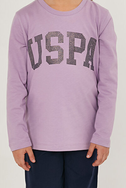 U.S. Polo Assn. US Polo AssnLilac Girl's Long Sleeve Double Set