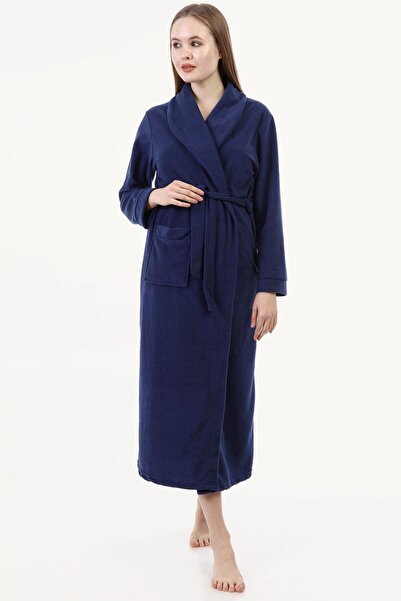 LİKAPA ثوب طويل بياقة شال من الصوف 226