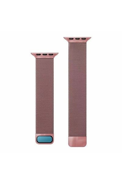 Alstrap حزام ميلانو شبكي معدني متوافق مع Apple Watch Series 2/3/4/5/6/7/8/se 38mm-40mm-41mm