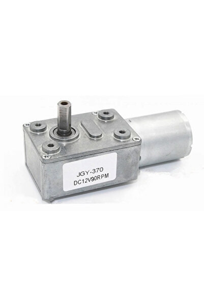 Genel Markalar Jgy370 Dc 12v 90 Rpm Redüktörlü Dc Motor 2 Yönde Dönme L Tip 0...