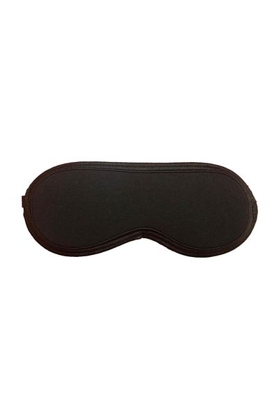 Penyemood Banda de dormit pentru ochi negru din bumbac pieptănat