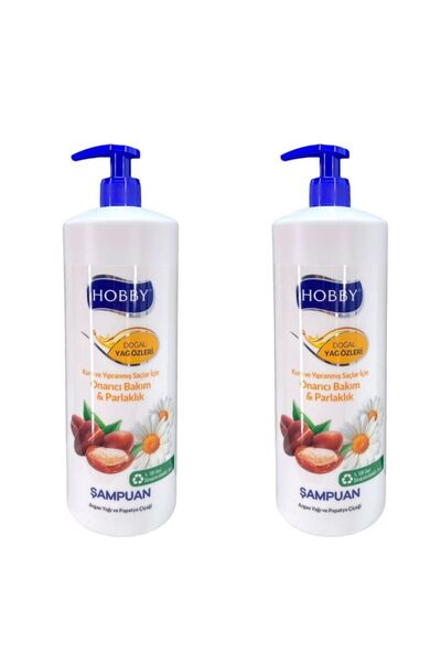 Hobby Argan Yağı Ve Papatya Çiçeği Şampuan 1000 ML X 2 Adet