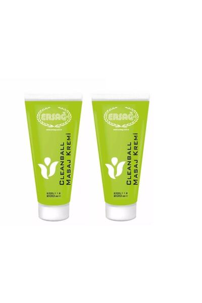 Ersağ Clean Ball Masaj Kremi Ağrı İçin 2 X 200 ml