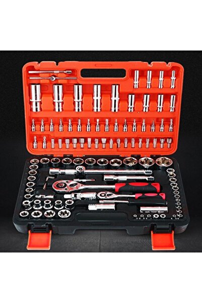 Newstar 108 Pcs Crv Çeliği Profesyonel Parlak Lokma Takımı 1/2-1/4 (108 Parça)