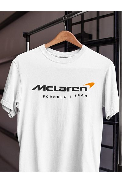 Pisa Art Λευκό μπλουζάκι Mclaren Formula One Team