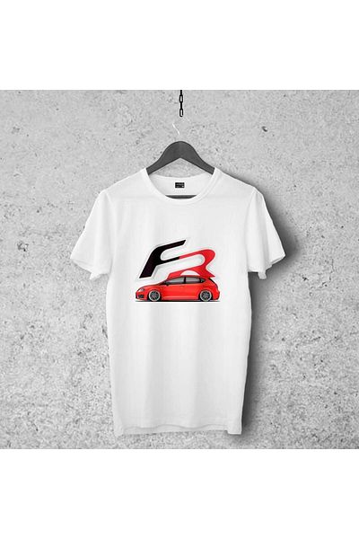Pisa Art Seat Leon 2 Design Tshirt 44, Unisex Premium Cracking No Fading, Αυτοκίνητο