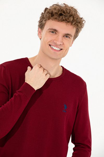 U.S. Polo Assn. БАЗА. POLO МЪЖКИ СПОРТЕН ТРИКОТАЖ SLIMFIT О-ДЕКО G081GL0TK.000.1629648 GTD
