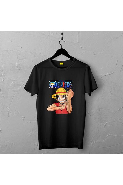 Pisa Art Μπλουζάκι με σχέδιο Monkey D. Luffy, Unisex Premium, No Cracking Fading / Anime