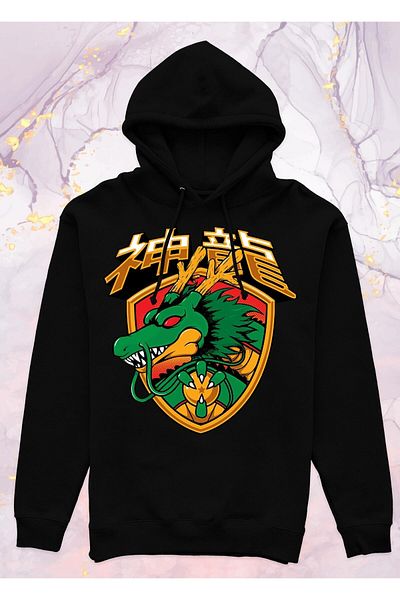 Pisa Art Dragon Ball - Shenron - Φούτερ με κουκούλα χωρίς τσέπη