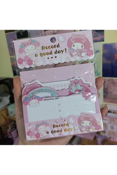 synshop Sanrio Kawai My Melody Melody Post It Postit Sticky Note Paper Korean Japanese Stationery