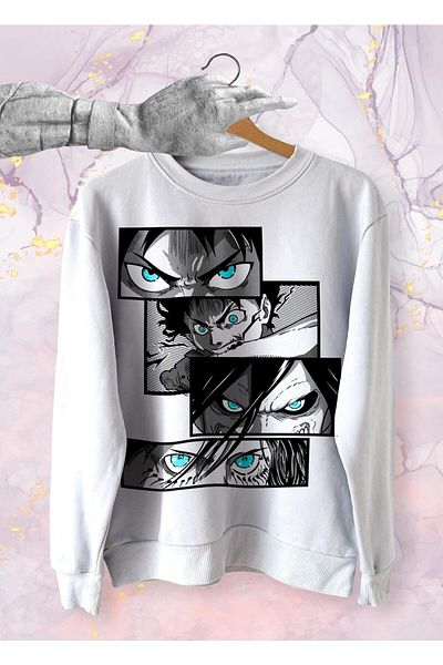 Pisa Art Attack On Titan (shingeki No Kyojin) - Eren Jaeger - Sweatshirt