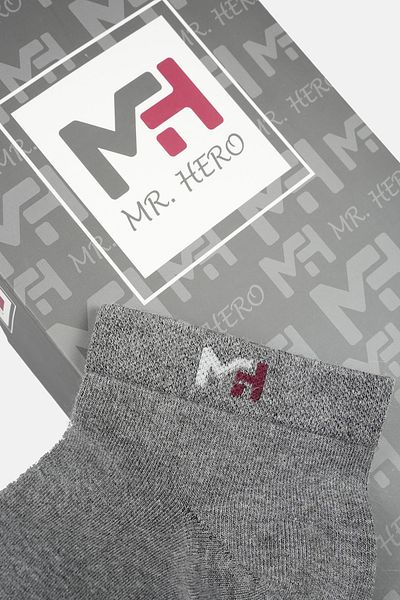 MRHERO Мъжки чорапи с неплъзгащи се бамбукови ботуши с аромат на парфюм, комплект от 6 броя