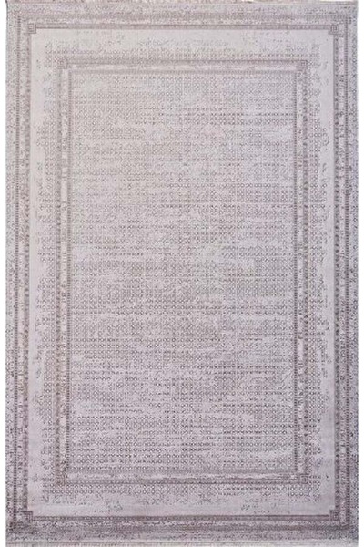 GÜMÜŞSUYU Gümüşsuyu Black Brown 13671 Makine Halısı Gri
