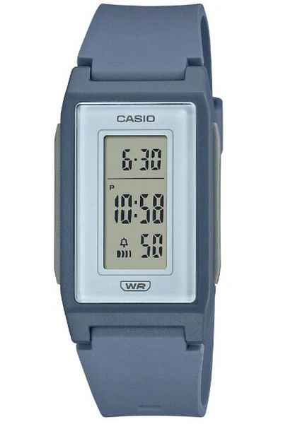 Casio LF-10WH-2DF Quartz Silicone Light Blue Organic Glass 24 mm Women's Wristwatch