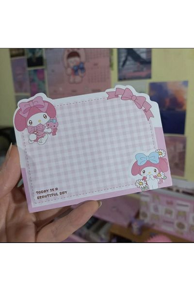synshop Sanrio Kawai My Melody Melody Post It Postit Sticky Note Paper Korean Japanese Stationery