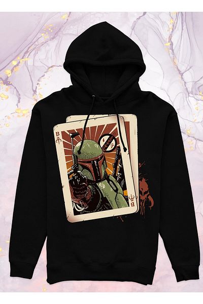 Pisa Art Star Wars - Boba Fett - Φούτερ με κουκούλα χωρίς τσέπη