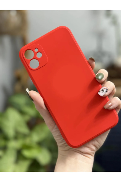 Socase Iphone 11 Uyumlu Leke tutmaz ( 12 Görünümlü Köşeli ) Içi Kadife Kamera...