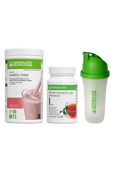Herbalife Shaker Hediyeli Ekonomik Set-11 (ahududu-beyaz Çikolata Shake+ Klas...