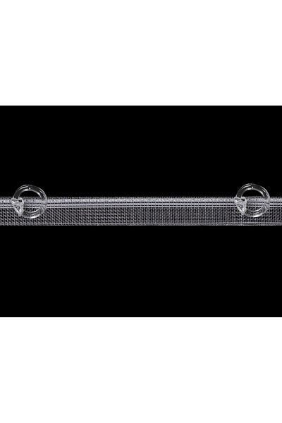 ATMACA TUHAFİYE Extensor de perdea cu inel transparent de 10 metri 1 cm - bandă de perdea dublu