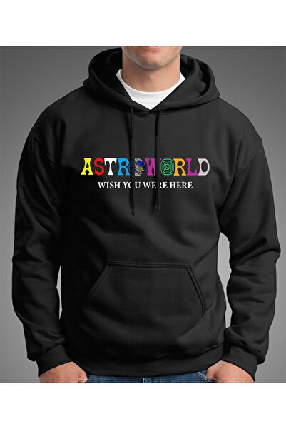 venüsdijital Travis Scott Astroworld majica sa kapuljačom i printom