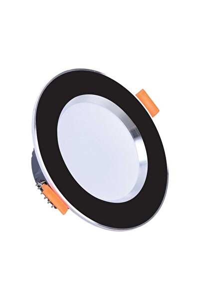 Cata 6 W SMD Led Spot - 3 Farklı Işık - Siyah & Krom Kasa - Yuvarlak - Sıva A...