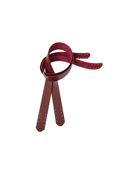 Lady Moss Claret Red Sewable Double Bag Handle 3x80