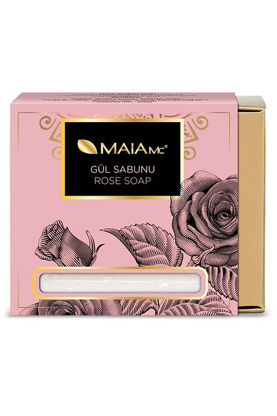 Maia mc 24 Pieces of Rose Soap - Moisturizing and Vitaminated, 150 Gr