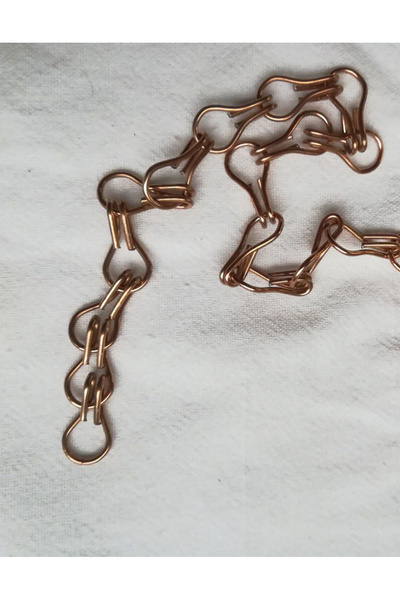 Etsylight Florasan Zinciri, Saksı Zinciri, Çiçeklik Zinciri, 1 metre - Bakır Renk