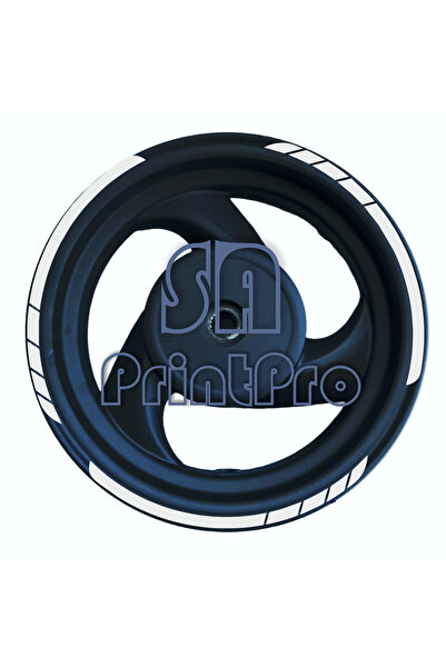 SA Printpro 50cc Motorsiklet Jant Şeridi (10İNÇ) Sticker Etiketi Jant Şerit