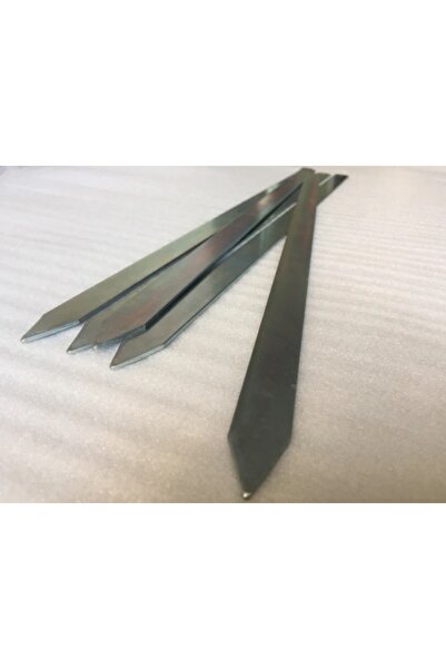 mobilreyon , 12 adet Adana Kebap Şiş , 50 cm , Galvanizli Sac Demir Kıyma Şiş