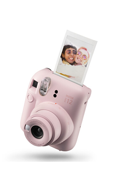 Fujifilm كاميرا Insta* Mini عبوة من 12 فيلمًا بلون زهري