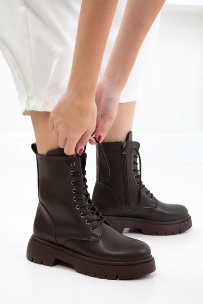 SOHO Kahve Kadın Bot & Bootie 21091