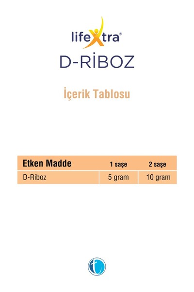 Tab İlaç Lifextra D-riboz 30 Sachet