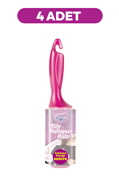 Parex Rolă premium pentru colectarea părului 56 frunze X 4 bucăți