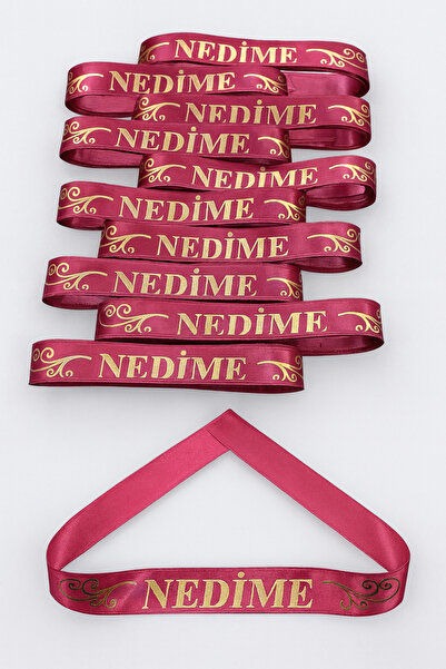 ZEYMERADE Panglică pentru domnișoară de onoare burgundă, panglică pentru mâne...